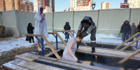 Тысячи сургутян посетили купели и иордань в праздник Крещения Господня - СургутИнформТВ